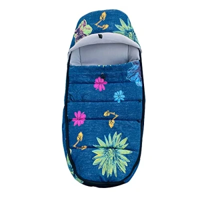 Image of Brogtorl Universal Pushchair Footmuff, Pram Accessories Compatible with Babyzen YOYO Machine Washable (Flowers)
