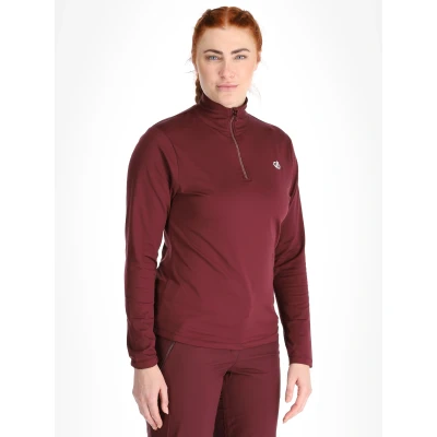 Image of Dare 2b Women&#039;s Quick Drying Lowline II Lightweight Core Stretch Midlayer Fig Purple, Size: 20
