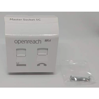 Image of NTE5C MK2 + VDSL MK4 OpenReach Telephone Master Socket Back Box