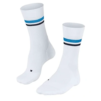 Image of FALKE Women&#039;s TE4 Classic W SO Cotton Anti Blister 1 Pair Tennis Socks, White (White 2006), 2.5 3.5