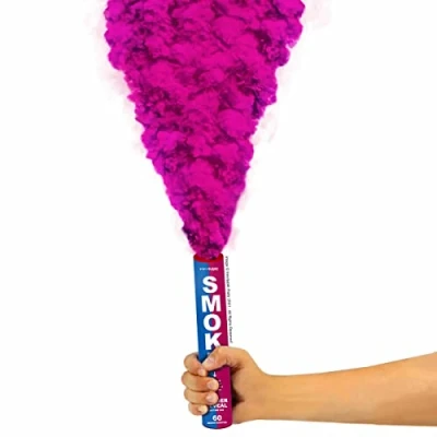 Image of Inevitable Party Gender Reveal Handheld Smoke Grenades (Pink)