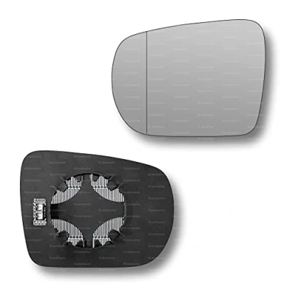 Image of Less4spares Replacement Wing Mirror Glass Left Compatible with Hyundai ix35 2010 2016 CLIP ON Passnager Near Side N/S Heated Blind Spot