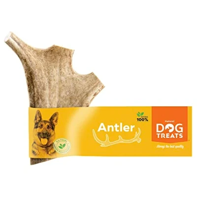 Image of Natural Dog Treats Fallow Deer Antler for Dogs Long Lasting Chews Medium Size (76 100g)