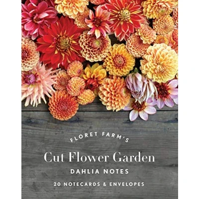 Image of Chronicle Books Floret Farm&#039;s Cut Flower Garden Dahlia Notes: 20 Notecards &amp; Envelopes