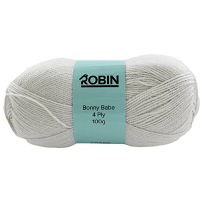 Image of Robin Bonny Babe: Silver Grey 4ply Yarn 100g