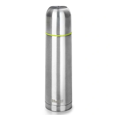 Image of IBILI Flask for Liquids, 200 ml, Stainless Steel, Double Wall, Metallic