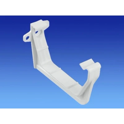 Image of Wavin OSMA Squareline 100mm White Guttering Range (Support Bracket)