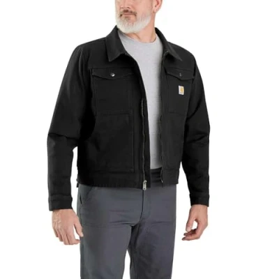 Image of Carhartt 105748 Relaxed Fit Rugged Flex Duck Jacket BLACK S