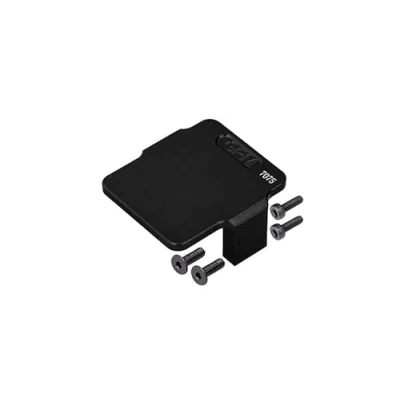 Image of GPM RACING Aluminium 7075 Servo Mount/Radio Deck For Standalone ESC/Receiver Arrma 1/18 GRANITE GROM MEGA 380 Brushed 4X4 Monster Truck ARA2102 Upgrade Parts Black