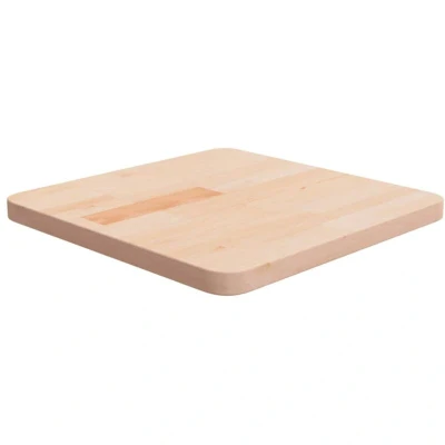 Image of vidaXL Square Table Top 40x40x2.5 cm Untreated Solid Wood Oak