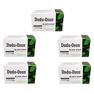 Image of Dudu Osun Black Soap from Africa Original 5 x 150 g Pack of