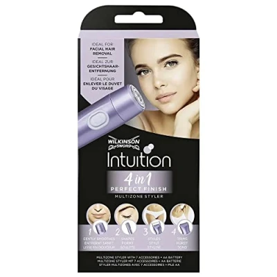 Image of Wilkinson Sword 4 in 1 Intuition Perfect Finish Multi Zone Women&#039;s Styler and Trimmer