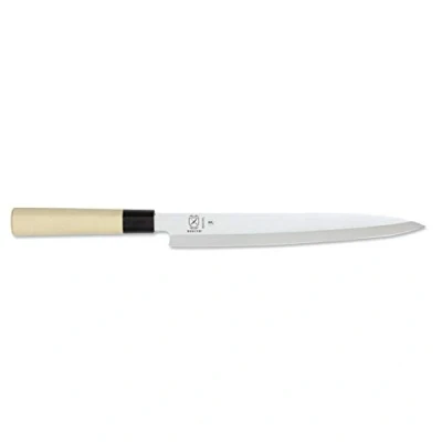 Image of Mercer Culinary Asian Collection Knives 10 inch Yanagi Sashimi Knife NSF Handle, Wooden