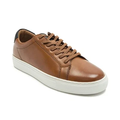 Image of Thomas Crick 6 Eyelets Evers Casual Men&#039;s Sneaker Shoes Tan