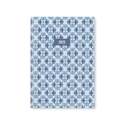 Image of Letts of London Morocco A5 week to view 2025 diary blue
