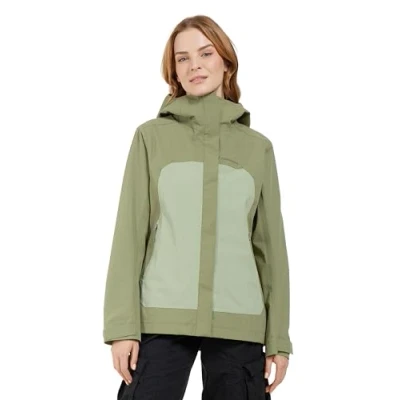 Image of Didriksons GRIT WNS Hardshell jacket, Women&#039;s, Size: 10, Wild forest green