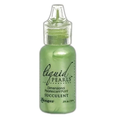 Image of Ranger Liquid Pearls Dimensional Pearlescent Paint .5oz Succulent