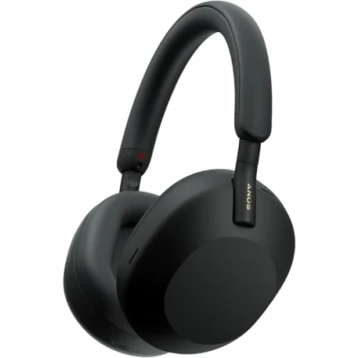 Image of SONY WH 1000XM5 Wireless Bluetooth Noise Cancelling Headphones Black, Black
