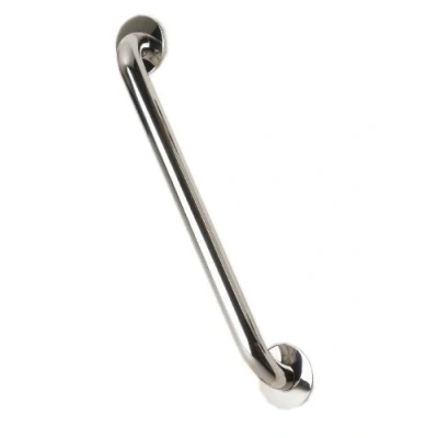 Image of NRS Healthcare Polished Stainless Steel Grab Rail 45 cm (18 inch) Length