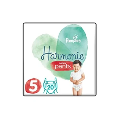 Image of Pampers Harmonie Pants 20 Diapers Size 5 (12 17 kg)