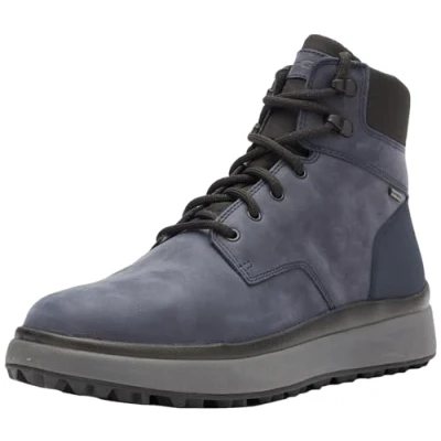 Image of Geox U Granito + Grip B A Ankle Boot, Navy, 7 UK