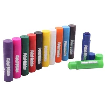 Image of Craftplay paint sticks Poster Pack of 12 colours Twist &amp; colour!