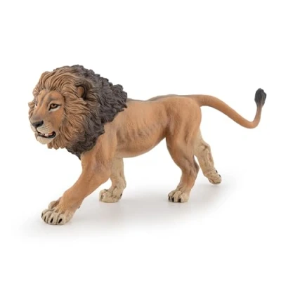 Image of PAPO Hand Painted Figurine African Lion Wild Animals Collectible for Children Boys and Girls Ages 3 Up