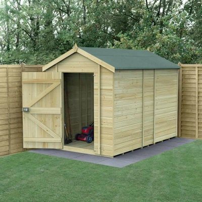 Image of 10&#039; x 6&#039; Forest Timberdale 25yr Guarantee Tongue &amp; Groove Pressure Treated Windowless Apex Shed (3.06m 1.98m)