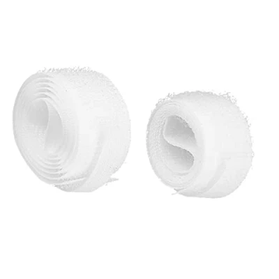 Image of mumbi Velcro Sewing Tape with Hook and for Sewing, 20 mm x 0.5 m, White