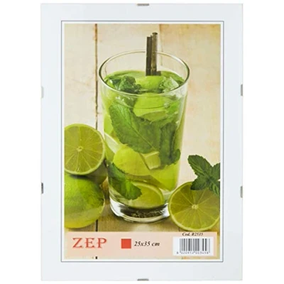 Image of Zep S.r.l Frameless Picture Holder, Clear Glass, 25 x 35 cm