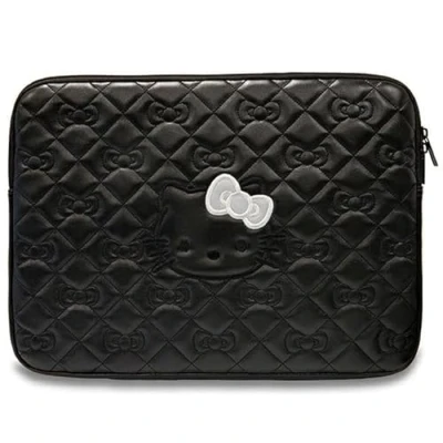 Image of CG MOBILE Hello Kitty Sleeve HKCS14PGHDLMK 14 Inches Black PU Metal Logo
