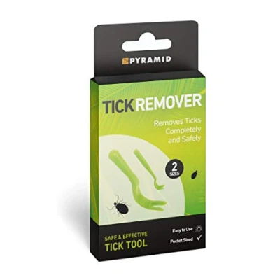 Image of Mountain Warehouse Tick Remover 2 Pack Removal Tool, Lightweight Flea Treatment for Pet Dogs &amp; Cats Ideal Tweezers Daily Use Green