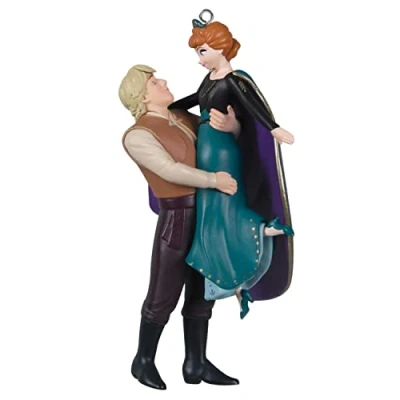 Image of Hallmark Keepsake Plastic Christmas Ornament 2022, Disney Frozen 2 Anna and Kristoff