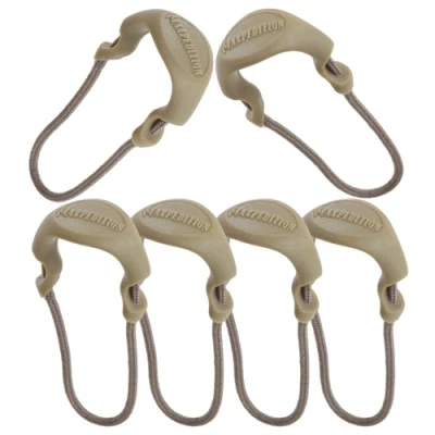 Image of Maxpedition Large Zipper Pulls Pack of 6 Luggage Tag, 4 cm, Tan