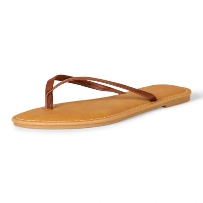 Image of Amazon Essentials Women&#039;s Thong Sandal, Brown, 10 UK