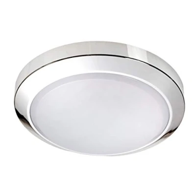 Image of Deta L1021CH &#039;Stratus&#039; Circular IP65 LED Bulkhead Light Fitting Chrome 14 Watt