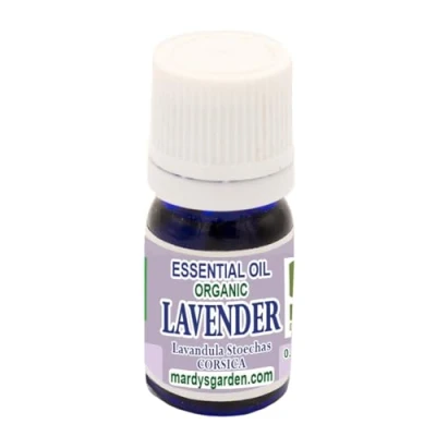Image of Topped Lavender Organic Essential Oil 5ml Lavandula Stoechas from Corsica 100% Pure &amp; Natural