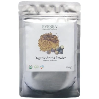 Image of Organic Aritha Reetha Soapnut Powder natural cleanser for hair/body (100g)
