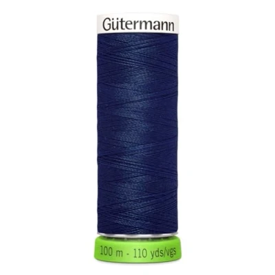 Image of Gutermann 723860 013 Sew All 100% Recycled Polyester Thread 100mtr, Nautical, OSFA