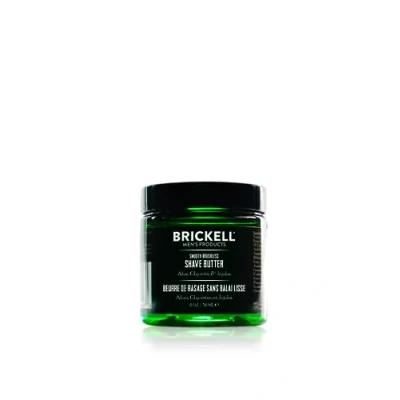 Image of Brickell Men&#039;s Smooth Brushless Shave Butter for Men, Natural and Organic Shaving to Fight Nicks, Cuts Razor Burn, 59 mL, Scented