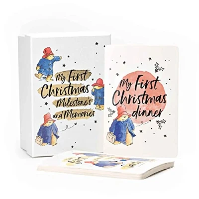 Image of Paddington 1st Christmas Memory Box &amp; Milestone Cards