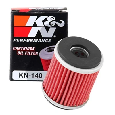 Image of K&amp;N Motorcycle Oil Filter: High Performance, Premium, Designed to be used with Synthetic or Conventional Oils: Fits Select Yamaha Motorcycles, KN 140