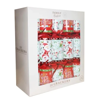 Image of Widdle Gifts 10 Pack Christmas Crackers Family 30cm Santa and Friends 1856