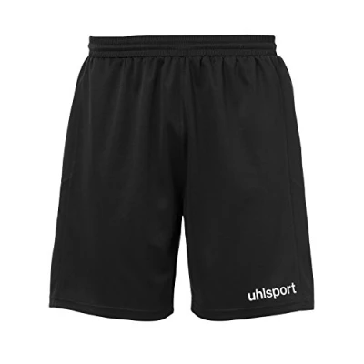 Image of uhlsport Men&#039;s Goal Shorts, Dark Grey Melange/Black, 3X Large