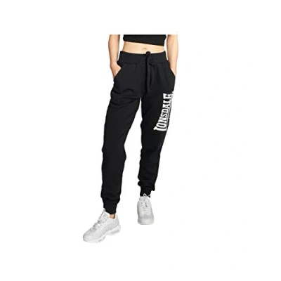 Image of Lonsdale London Thurso Women&#039;s Jogging Bottoms, Womens, 115506, Black, XS