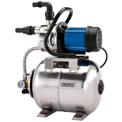 Image of Draper Stainless Steel Booster Pump, 50L/min, 800W