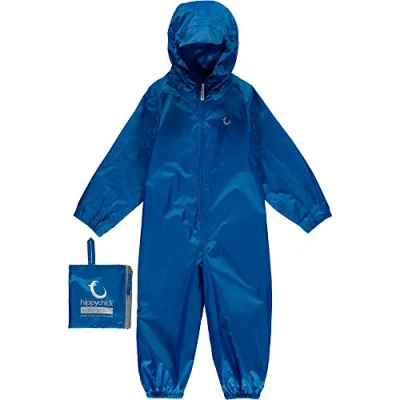 Image of Hippychick Waterproof Packasuit All in One Suit Nebulas Blue 18 24mths