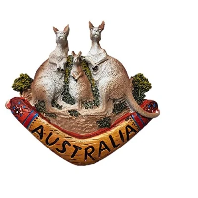 Image of Australia Animal kangaroo Fridge magnet Travel Sticker Souvenir,Home &amp; Kitchen Decoration. kangaroorefrigerator