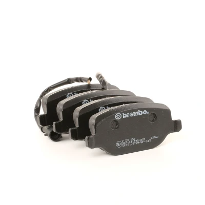 Image of 71770096, 77365542 brake pad set BREMBO P 23 152 incl. wear warning contact with caliper screws without accessories