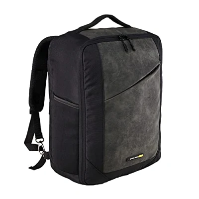 Image of Cabin Max Manhattan Travel Bag Bags 45x36x20 Laptop Bag/Shoulder for Easyjet (Black RPET 45x36x20cm)